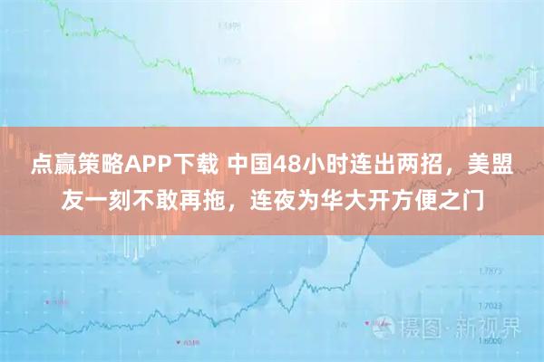 点赢策略APP下载 中国48小时连出两招，美盟友一刻不敢再拖，连夜为华大开方便之门